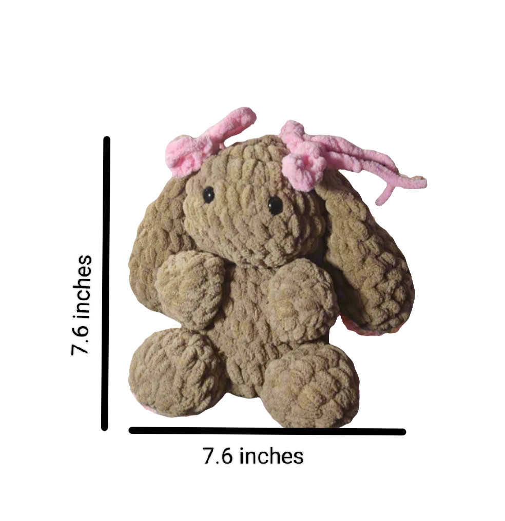 Handmade Fluffy Bunny Plush