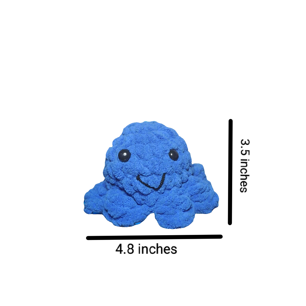 Mini Octopus Dark Blue (non reversible)