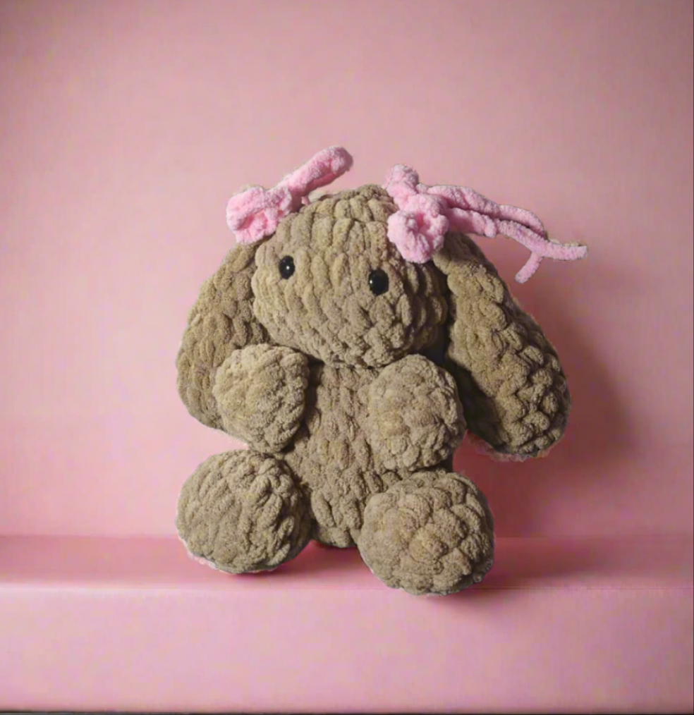 Handmade Fluffy Bunny Plush