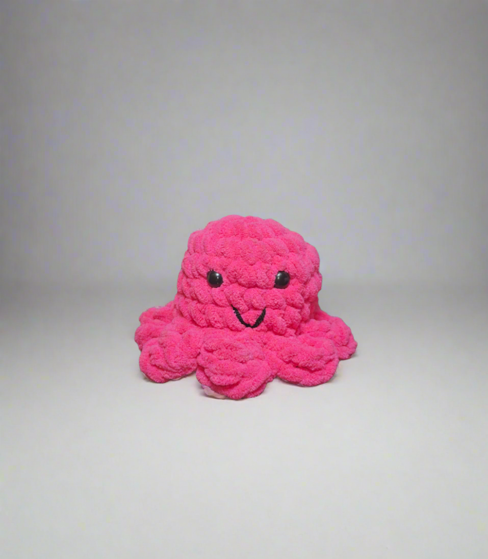 Mini Octopus Dark Pink (non reversible)