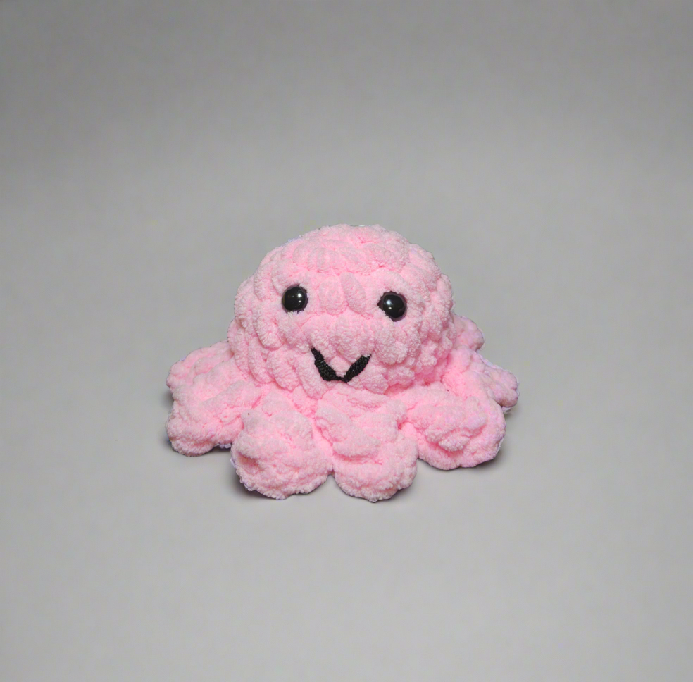 Mini Octopus Light Pink (non reversible)