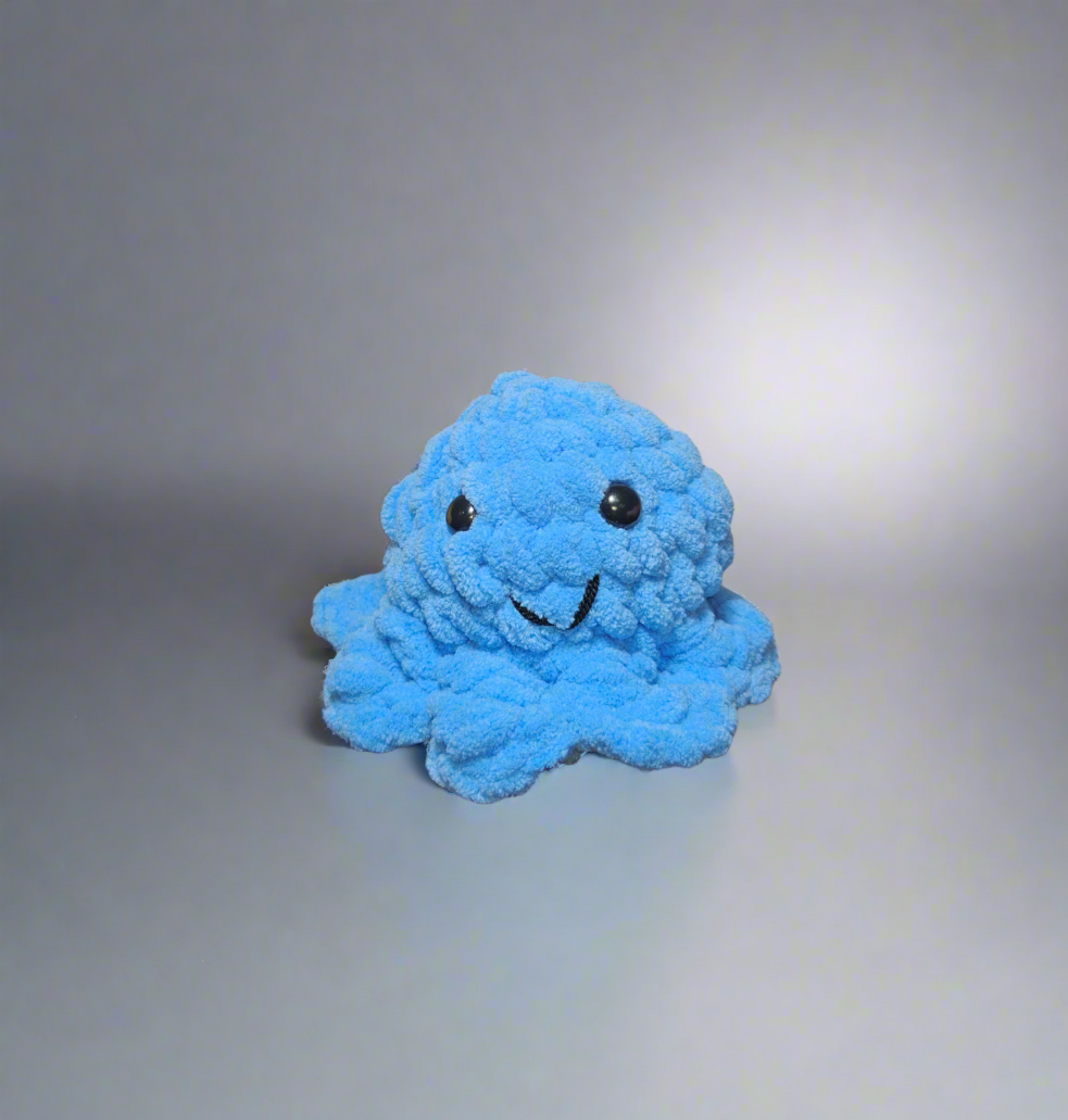 Mini Octopus Light Blue (non reversible)